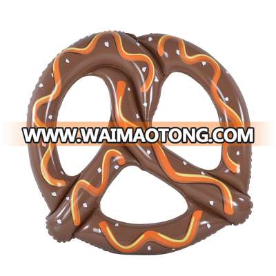 Direct manufacturers inflatable pretzel swimming pool float