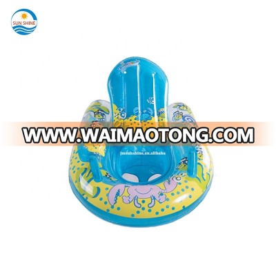 Wholesale swimming float for kids swimming training 4-in-1 twin double baby inflatable swim float