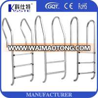 Swimming Pool Ladder 3 Stainless Steel Wide Non-Slip Steps In Gound